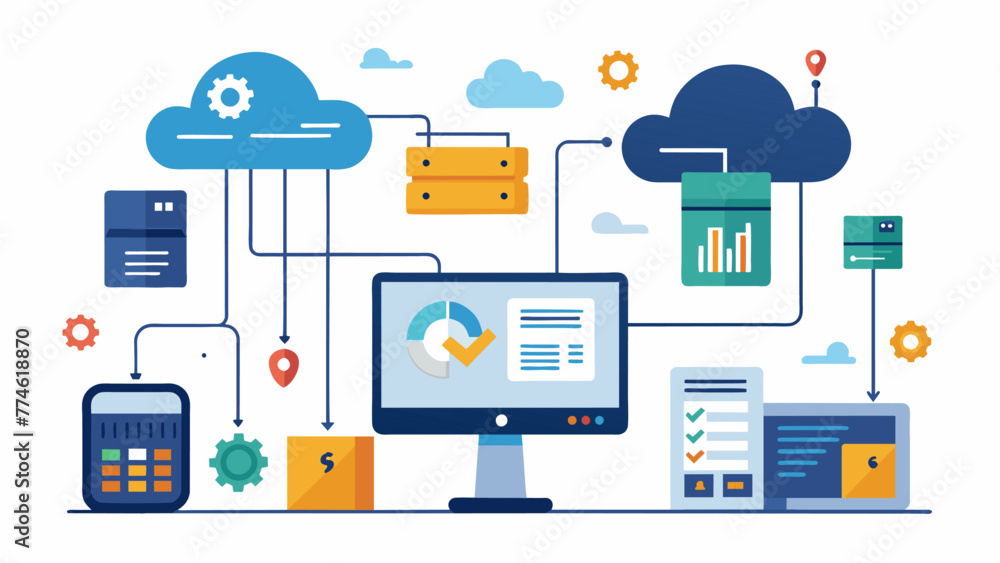 A detailed view of a cloudbased quality control system with various data inputs and algorithms constantly monitoring and improving production A detailed view of a cloudbased quality control system with various data inputs and algorithms constantly monitoring and improving production