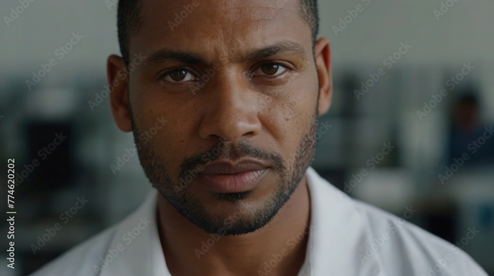 Obraz premium Capturing the essence of work ethic through an intimate close-up