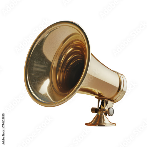 Air horn can isolated on transparent background photo