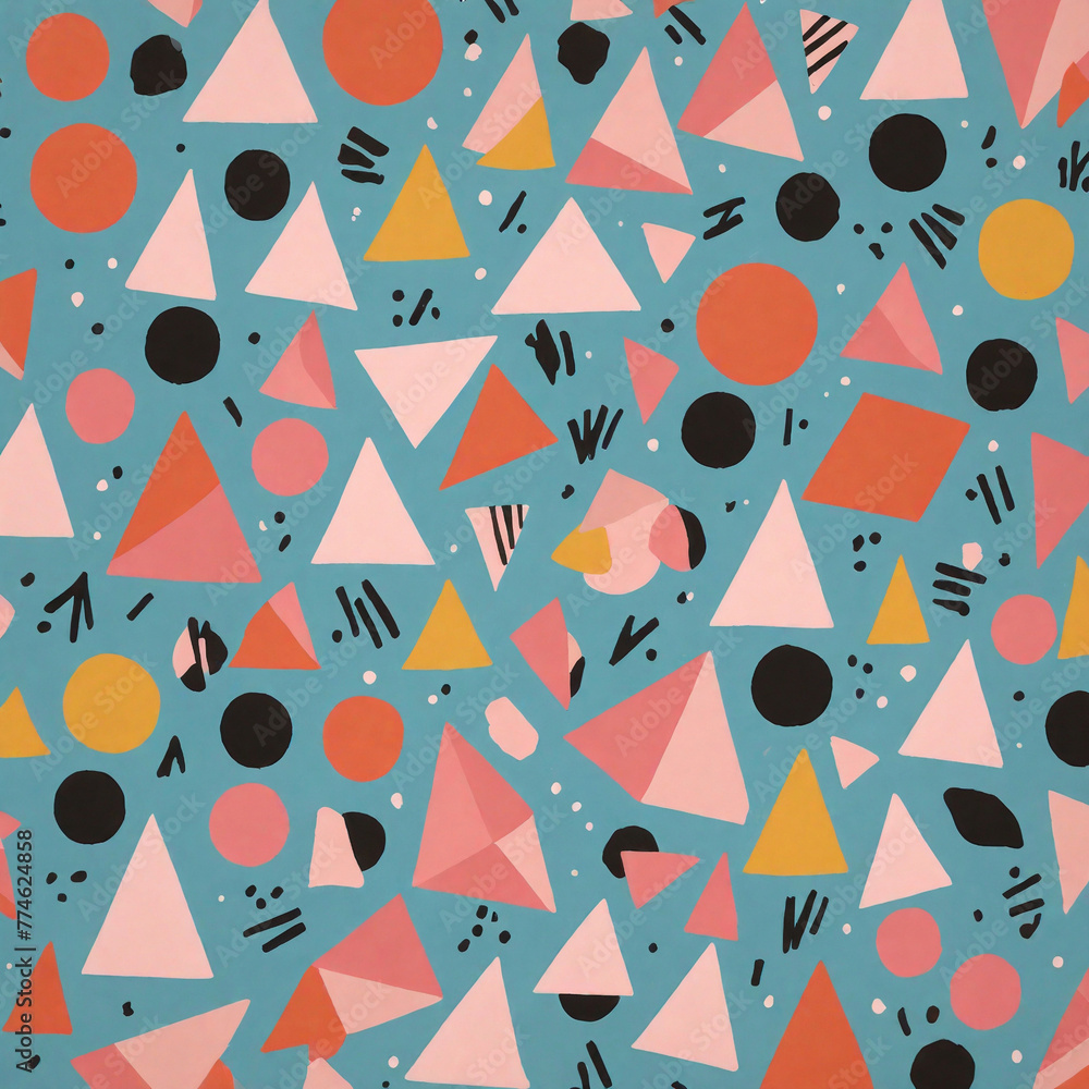 seamless geometric pattern with triangles seamless geometric pattern with triangles