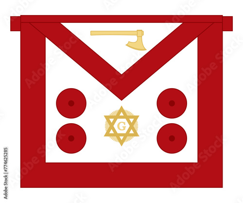 Swedish Rite - Illustrious Scottish Master of St Andrew - 6 Degree - Modern Apron.indd