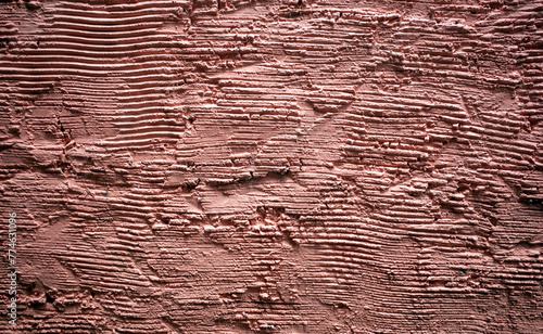 Soft red concrete wall texture for interiors, art wallpaper or artistic texture background