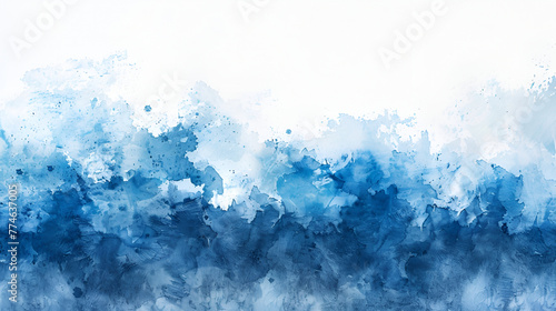 Abstract watercolor background featuring vibrant colors and splashes of paint. The texture is fluid and blends together with brushstrokes, creating an artistic and creative composition. 
