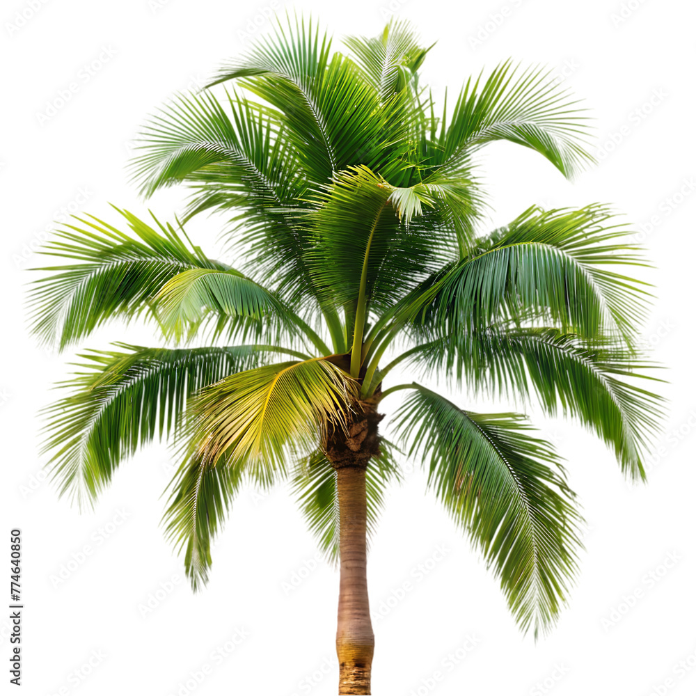 Obraz premium gardening theme wtih palm tree