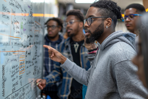 Diverse BIPOC Engineers Brainstorming Digital Divide Solutions