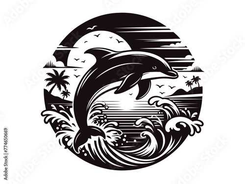 Spirits of the Sea: Ethereal Dolphin Artwork for Nautical Creations