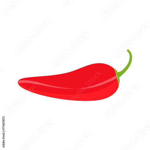 Vector solid black icon for Spicy