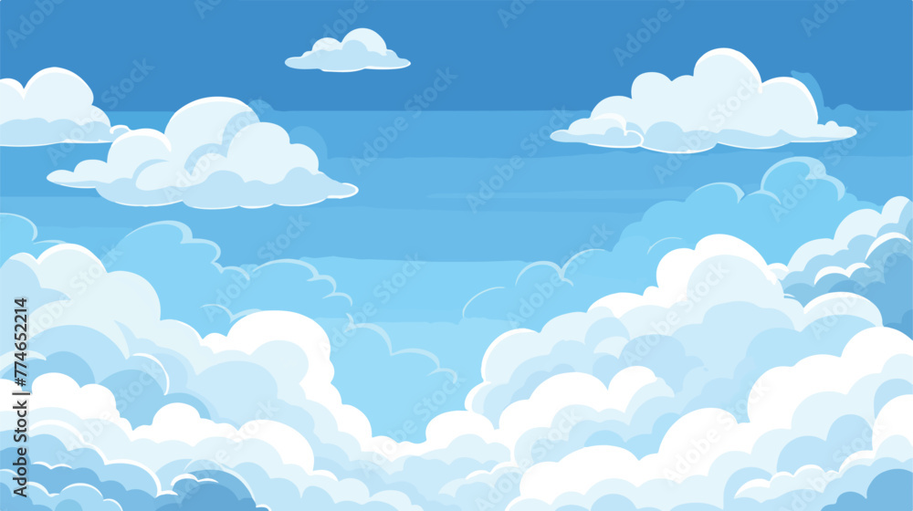Cloudy blue sky abstract background blue sky background