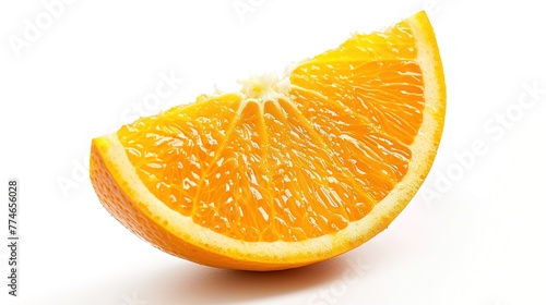 Fresh orange citrus fruit isolated on white background juicy sweet and high vitamin c ,Generative ai, 