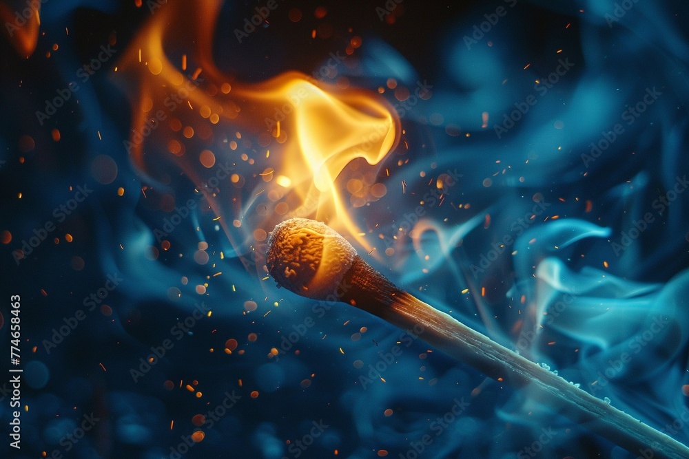 Photorealistic closeup of a match igniting, setting a random thing ablaze, detailed fire ,ultra HD,clean sharp focus Photorealistic closeup of a match igniting, setting a random thing ablaze, detailed fire ,ultra HD,clean sharp focus