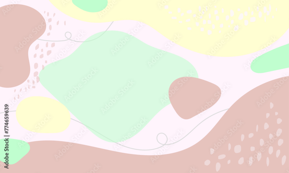 Hand drawn flat design abstract doodle background Hand drawn flat design abstract doodle background