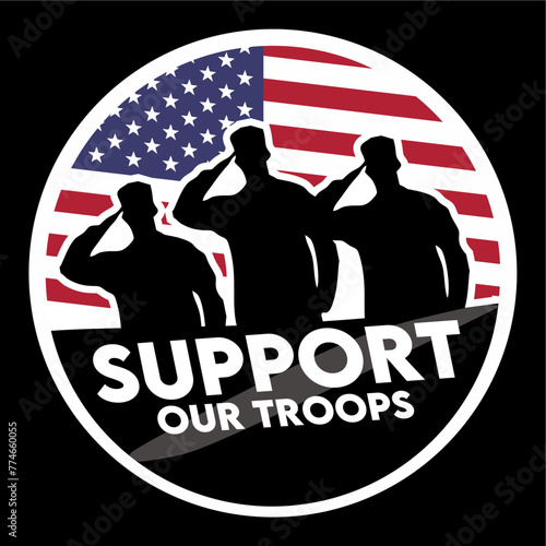 lets support our troops united states of america