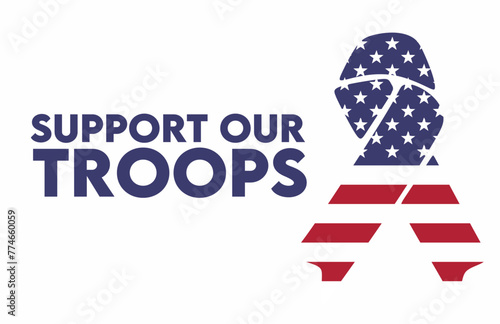 lets support our troops united states of america