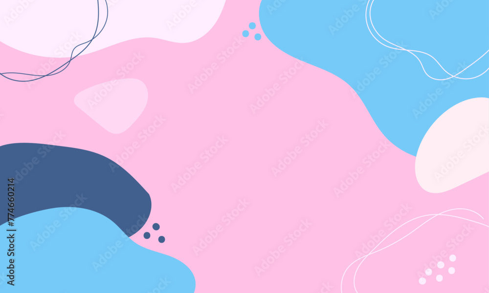 Hand drawn flat design abstract doodle background Hand drawn flat design abstract doodle background