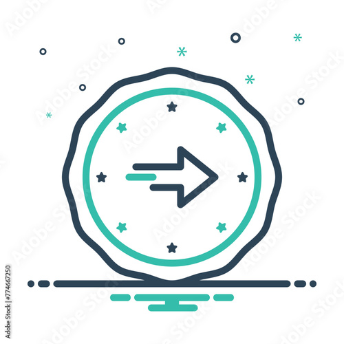 Mix icon for right