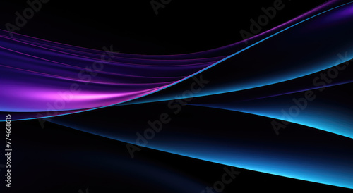 Black, grey, deep blue, purple and pink colors gradient abstract texture modern background with overlap layered neon line for design. Geometric shape. 3d effect. Lines, triangles, layered. 
