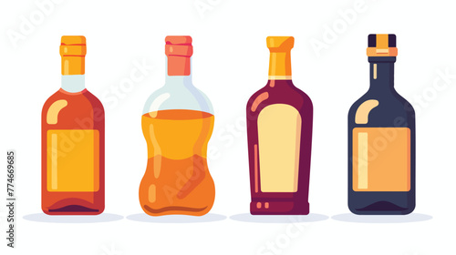 Bottle icon vector illustration. bottle sign and symbol