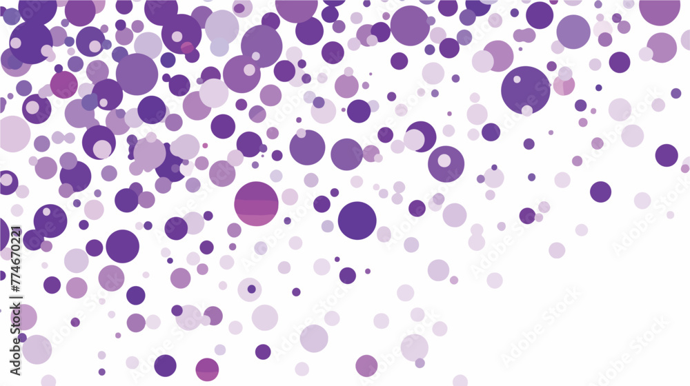 Bubbles Circle Dots Unique Purple Bright Vector