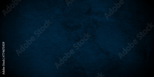 Dark and light blue wall grunge backdrop texture. watercolor painted mottled blue background, modern colorful concrete dirty smooth ink textures on black paper background. photo