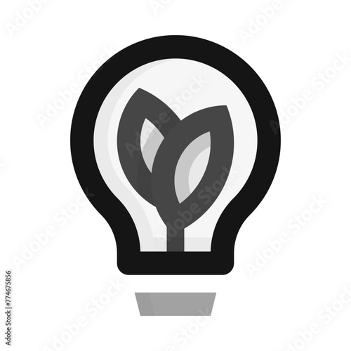 Lightbulb Flat Icon