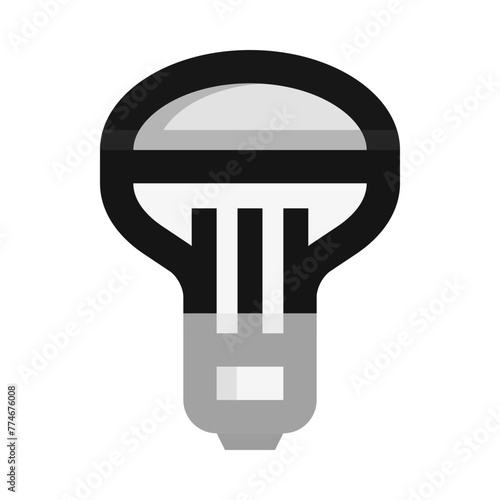 Lightbulb Flat Icon