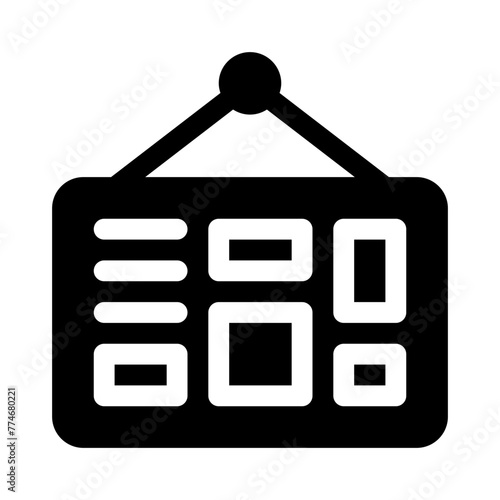 moodboard glyph icon