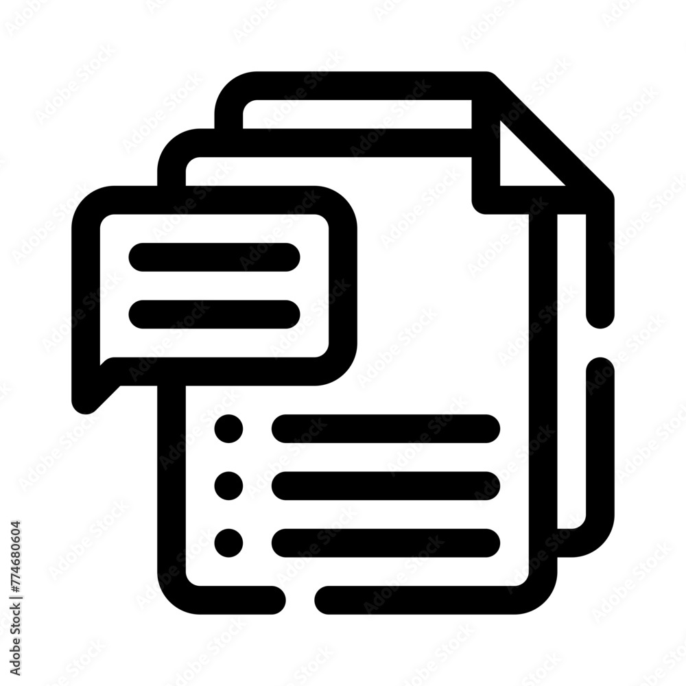 document line icon