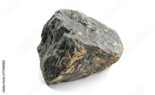 Realistic Rock Stone Texture, png file of isolated cutout object on transparent background