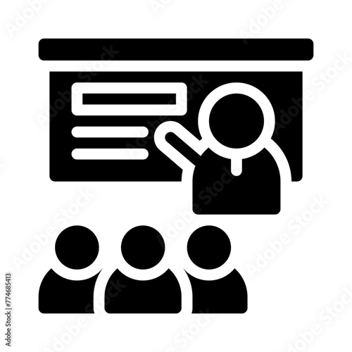 mentor glyph icon