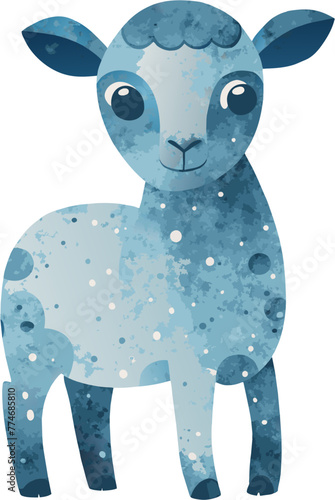cartoonish spotted LAMB