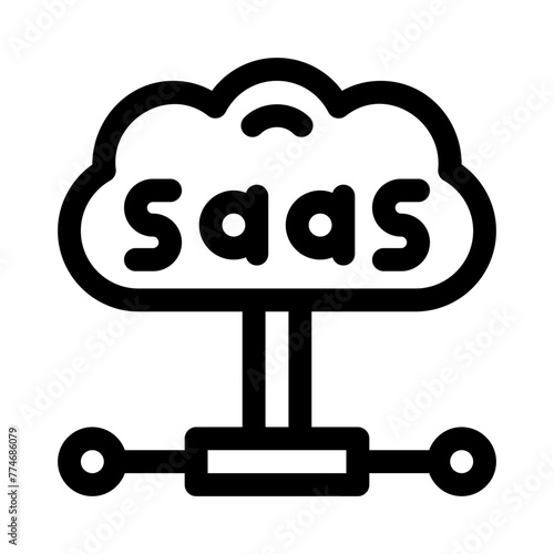 saas line icon