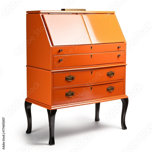 Secretary desk orange