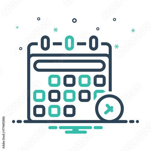 Mix icon for schedule