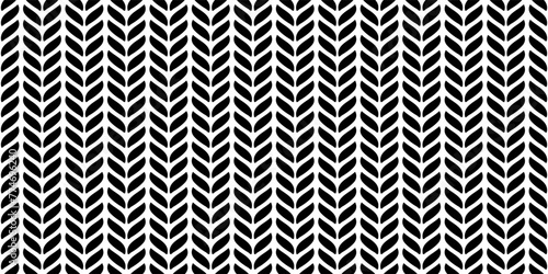 black white wheat seamless pattern