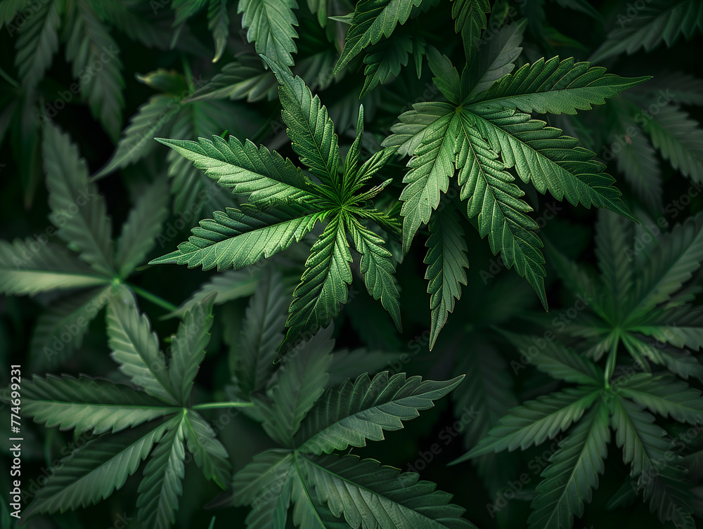 Marijuana leaves for background Marijuana leaves for background