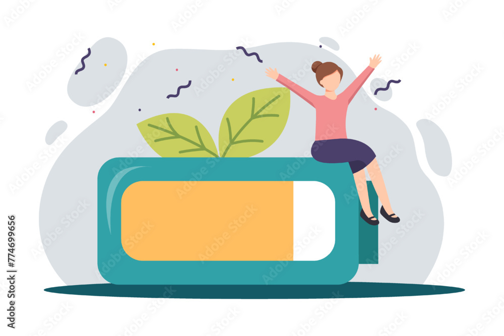 Obraz premium Earth Day Flat Illustration Design