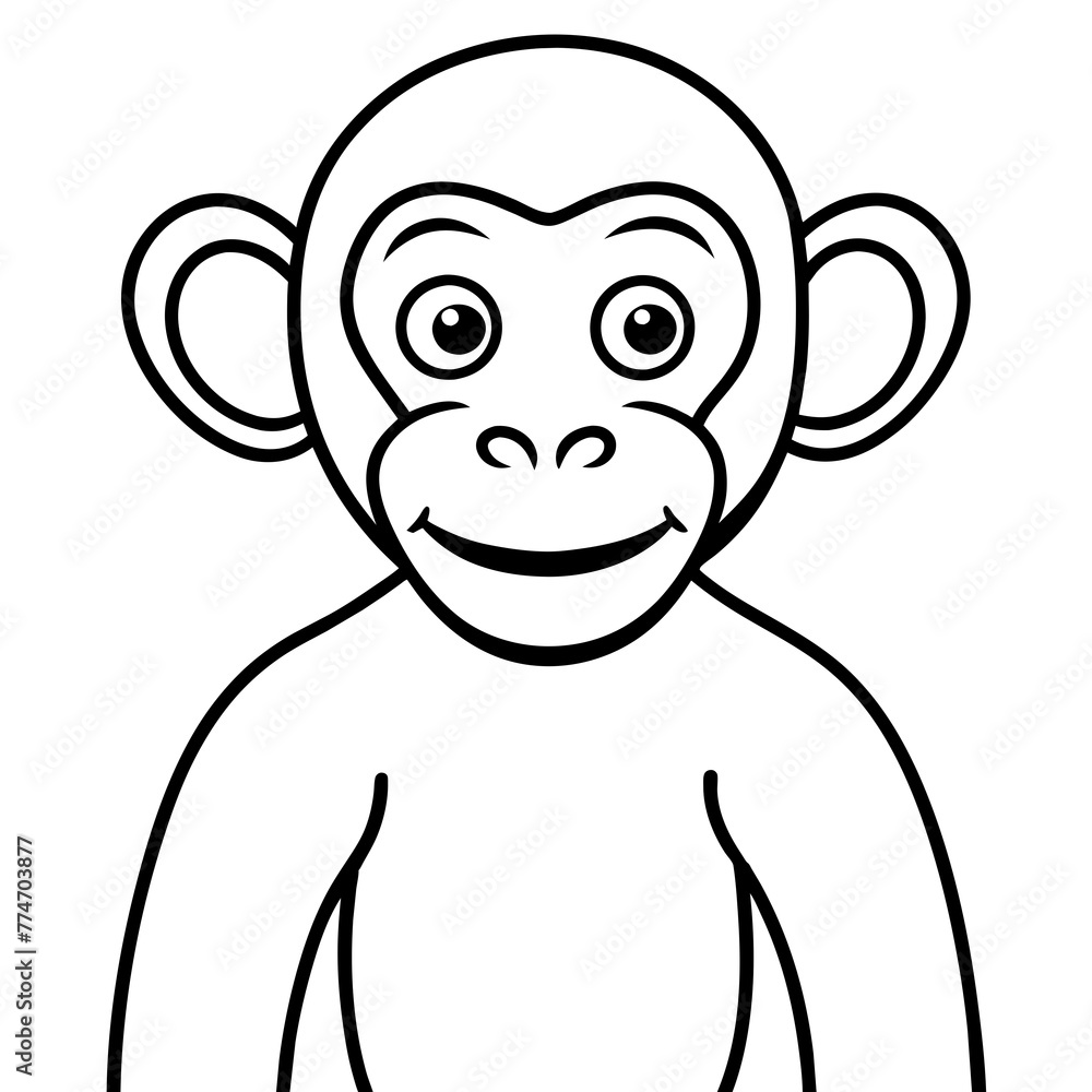 monkey art with vector monkey art with vector