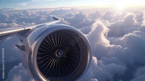 A turbofan engine of a passenger aircraft