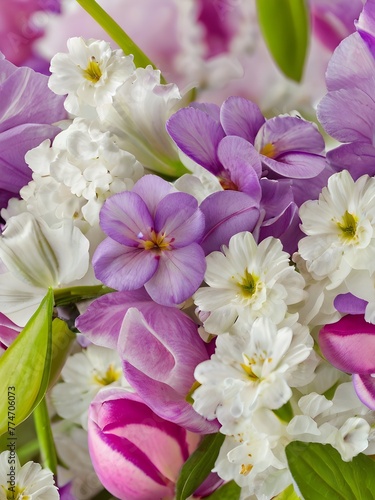 Flowers of Spring | Beautiful flowers in Pink and white color | Beautiful closeup image of Spring Flower