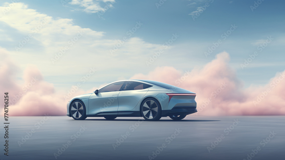 Luxury car new energy vehicle auto show background, technology city car advertising background image Luxury car new energy vehicle auto show background, technology city car advertising background image