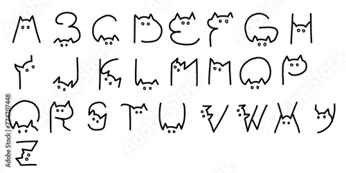 English letter cat