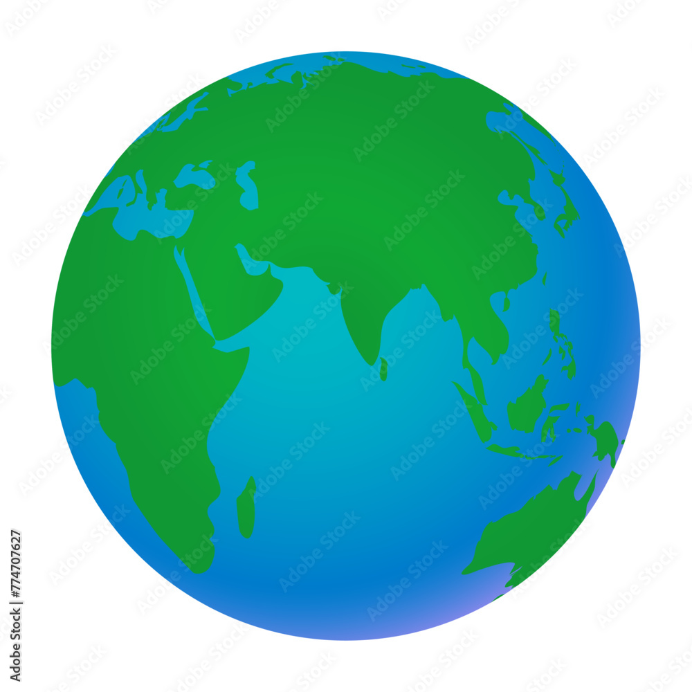 Planet earth or world globe with oceans and water. Planet earth or world globe with oceans and water.