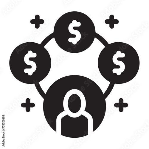 income glyph icon