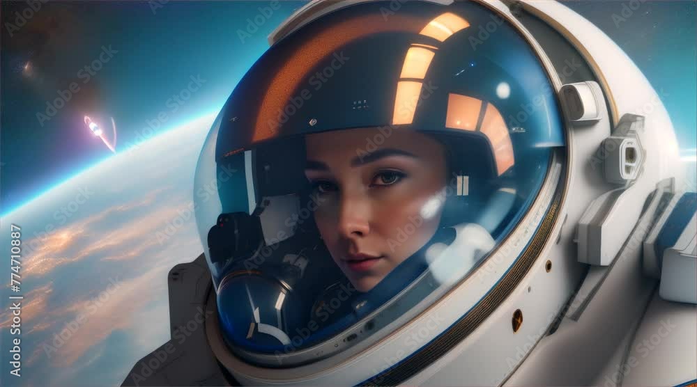 Determined astronauts engage in a critical mission aboard the space station. Determined astronauts engage in a critical mission aboard the space station.