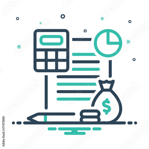 Mix icon for budget