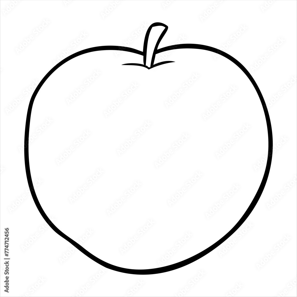 apple sketch vector illustration apple sketch vector illustration
