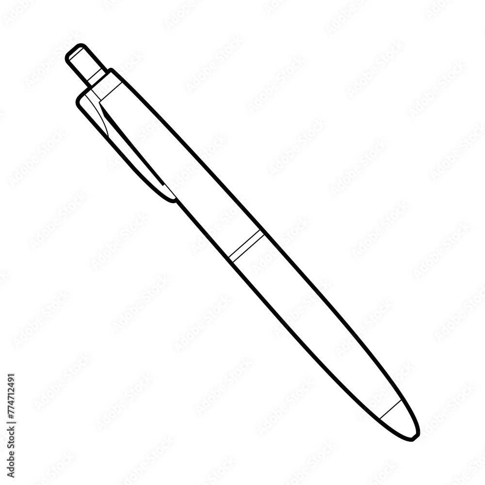 pen line vector illustration pen line vector illustration
