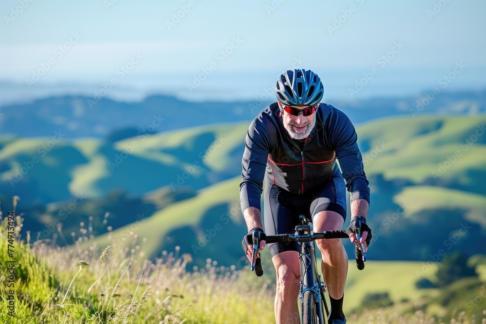 Pedal Power in the Bay: Middle-Aged Rider Conquers Hills Pedal Power in the Bay: Middle-Aged Rider Conquers Hills