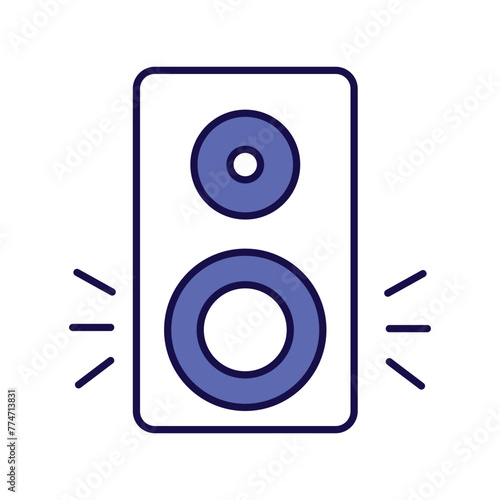 loud speaker icon with white background vector stock illustration