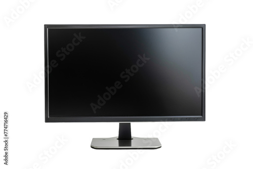 Computer Monitor on White Background